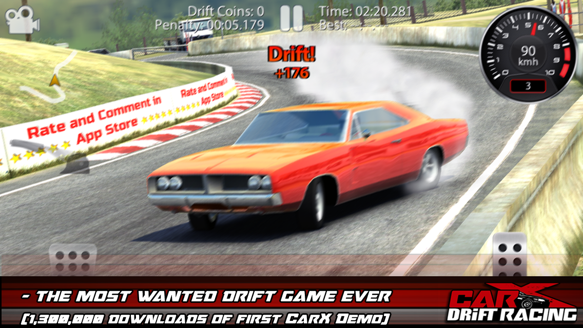 Android application CarX Drift Racing Lite screenshort