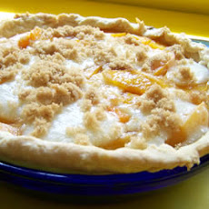 Sour Cream Peach Pie