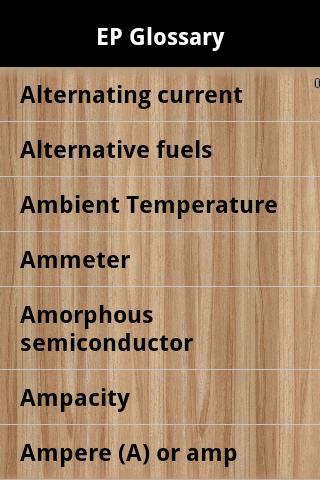 Electric Power Glossary