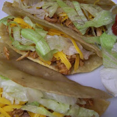 Chicken and Bean Tacos