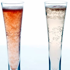 Sorbet and Champagne Cocktail