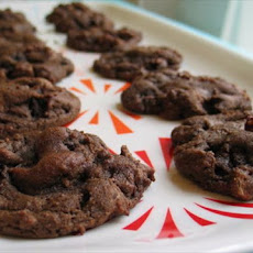 Chocolate Chocolate-Chip Cookies