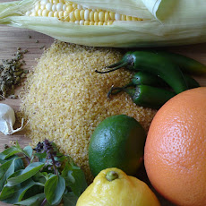 Cracked Wheat & Corn with Thai Basil, Citrus & Chiles