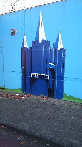 Blue Castle Mural 