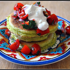 Cornmeal, Avocado, and Lime Pancakes