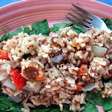 Middle Eastern Rice and Lentils
