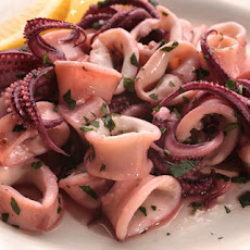 Sautéed Calamari with Parsley and Garlic Recipe