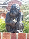 Baby Gorilla with Banana