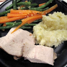 Green Beans and Carrots Sauteed in Butter and Garlic