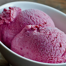 Roasted Plum, Ginger, and Honey Ice Cream