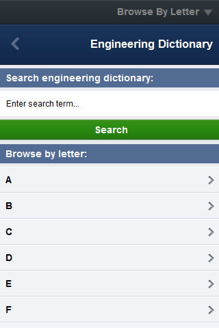 Engineering Dictionary