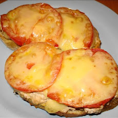 Open Face Tuna Melt Sandwich