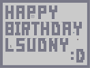 Thumbnail of the map 'happy birthday lsudny!'