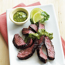 Skirt Steak with Chimichurri Sauce