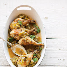 Braised Chicken with Tomatillos Recipe