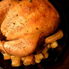 Schmaltz-y Roasted Chicken and Potatoes