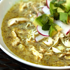 Green Pozole with Chicken