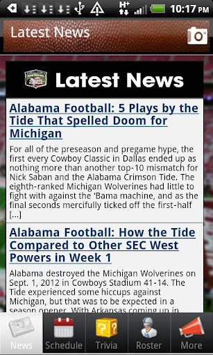 【免費運動App】Alabama Crimson Tide Football-APP點子