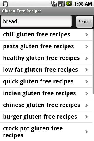 Gluten Free Recipes