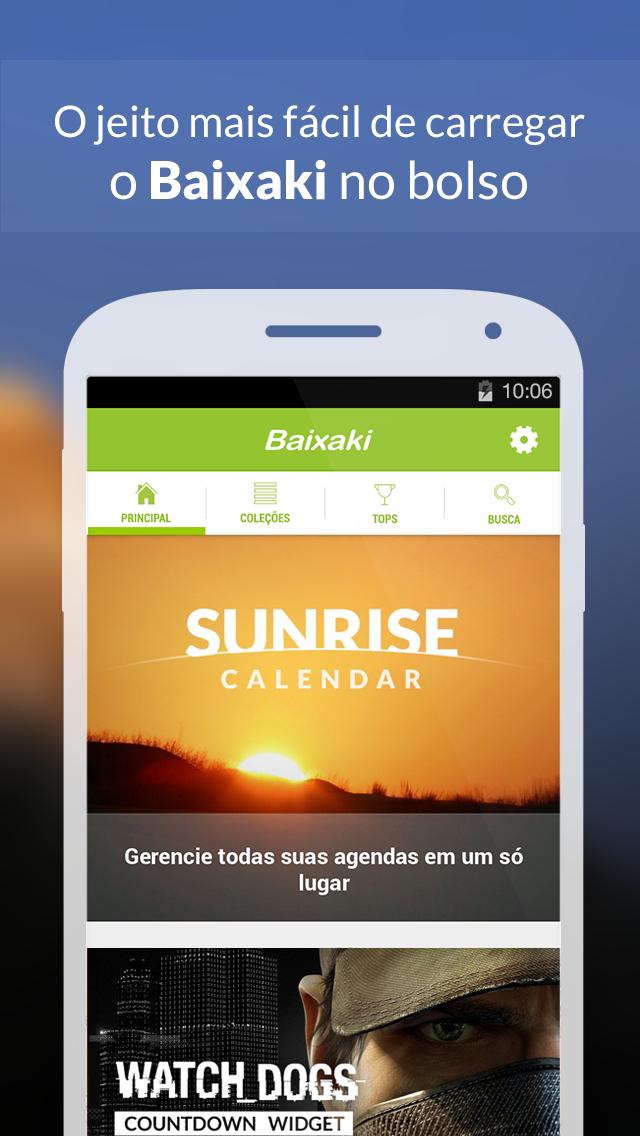 Android application Baixaki screenshort