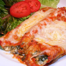 Spinach Cheese Manicotti