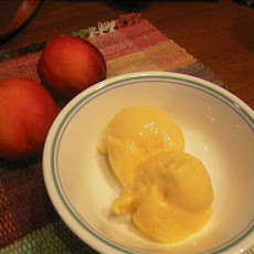 Diabetic  Frozen Peach Yogurt
