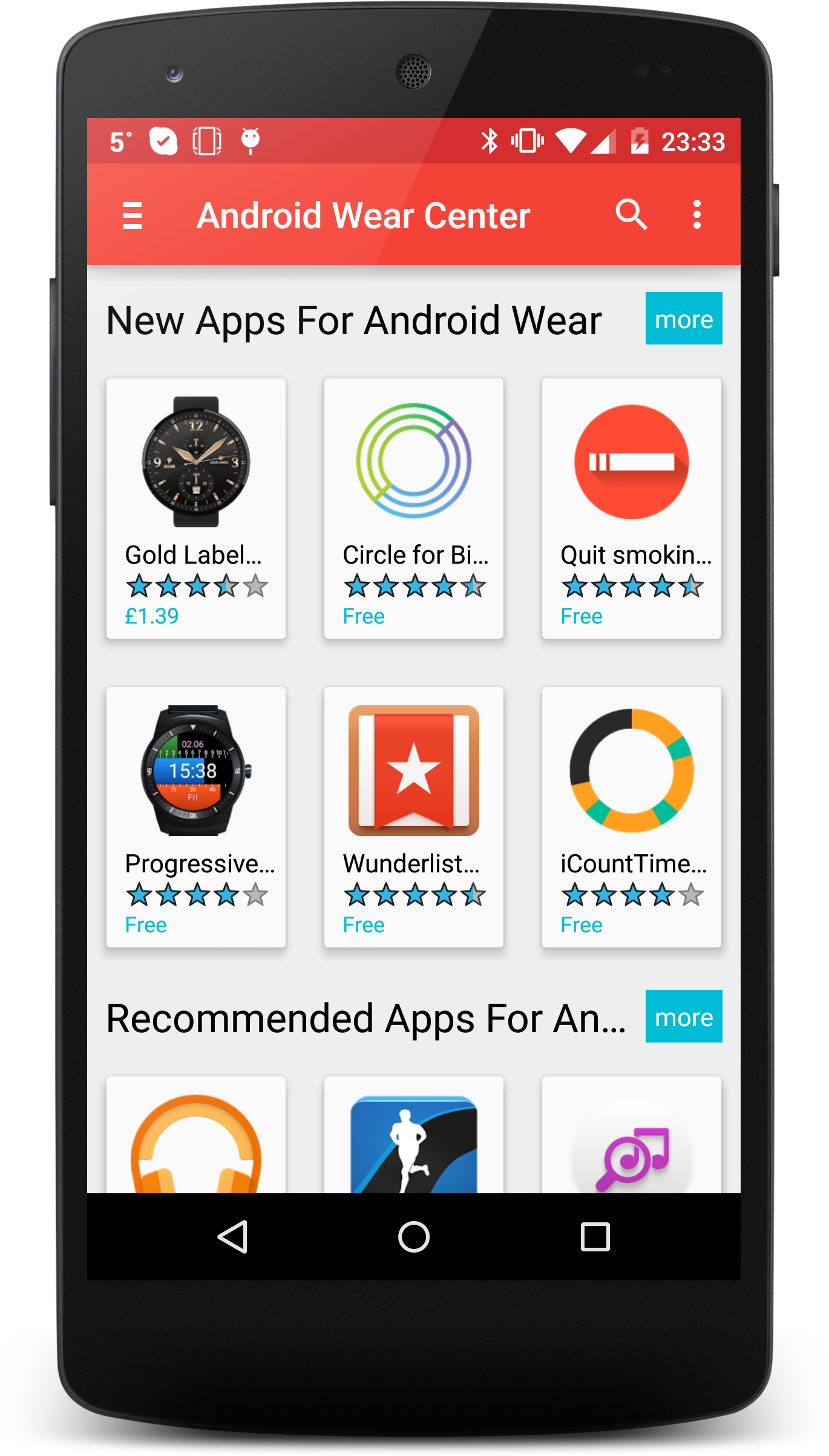 Android application Wear OS Center - Android Wear Apps, Games & News screenshort