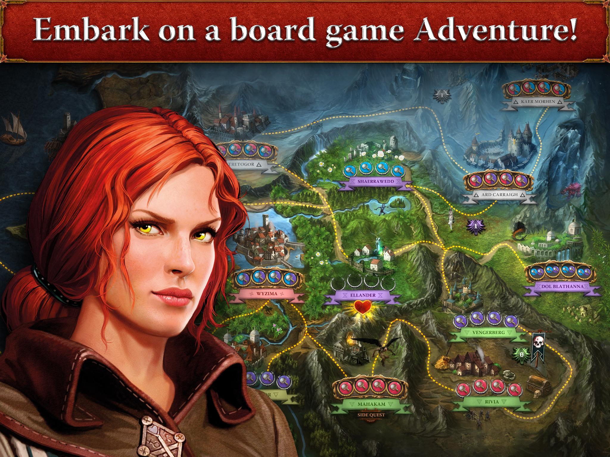 Android application The Witcher Adventure Game screenshort