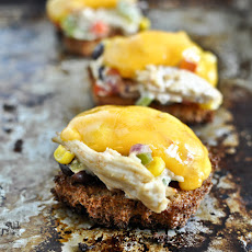 Southwest Chicken Salad Slider Melts