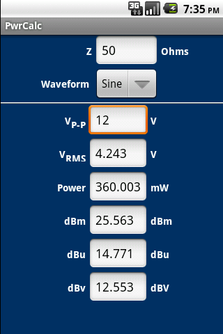 PwrCalc