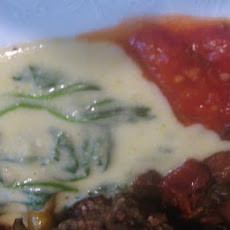 Spinach Polenta With Balsamic Tomatoes