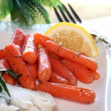 Baby Carrots With Dill Butter