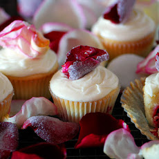 Raspberry Rosewater Cupcakes