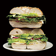 Caesar Salad Bagels