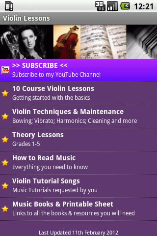 Violin Lesson Tutor