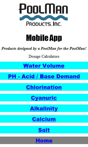 PoolMan Products App