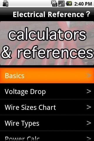 Electrician Reference