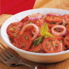 Plum Tomatoes with Balsamic Vinaigrette