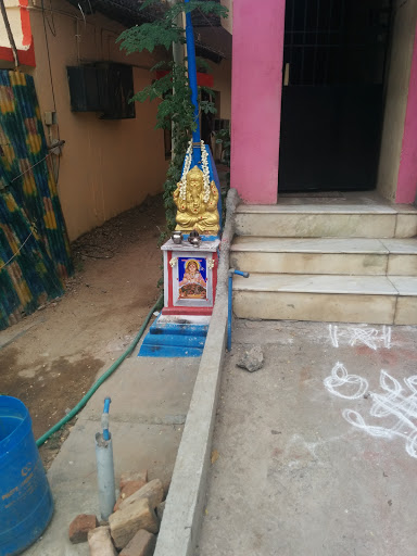 Golden Vinayaka Temple On A Pillar