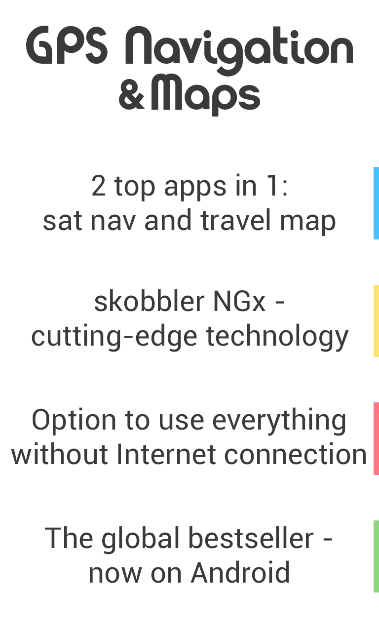 Android application GPS Navigation &amp; Maps - USA screenshort