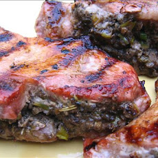 Pork Chops With Savory Mushroom Stuffing