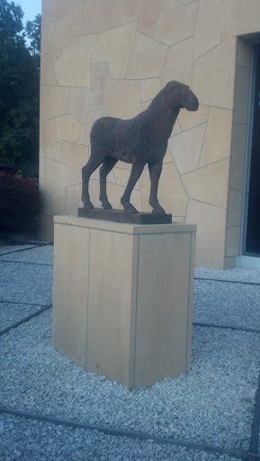 Humpless Camel Statue