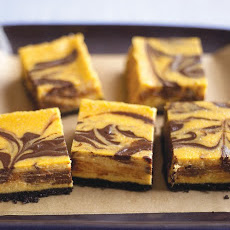 Chocolate-Pumpkin Cheesecake Bars