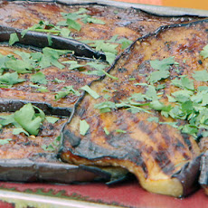 Spicy Hoisin Glazed Eggplant