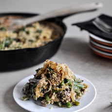 Lightened Up Fresh Green Bean Casserole