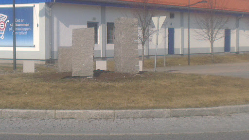 Stone Pillars in Roundabout