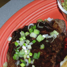 Asian Steak Dinner --  Low Carb