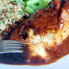 Savory Chicken in Raspberry Cream Sauce