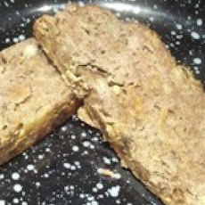Meatloaf with Mushrooms and Sharp Cheddar