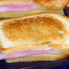 Croque Monsieurs a la Rachelle
 My take on French grilled cheese and ham sammys